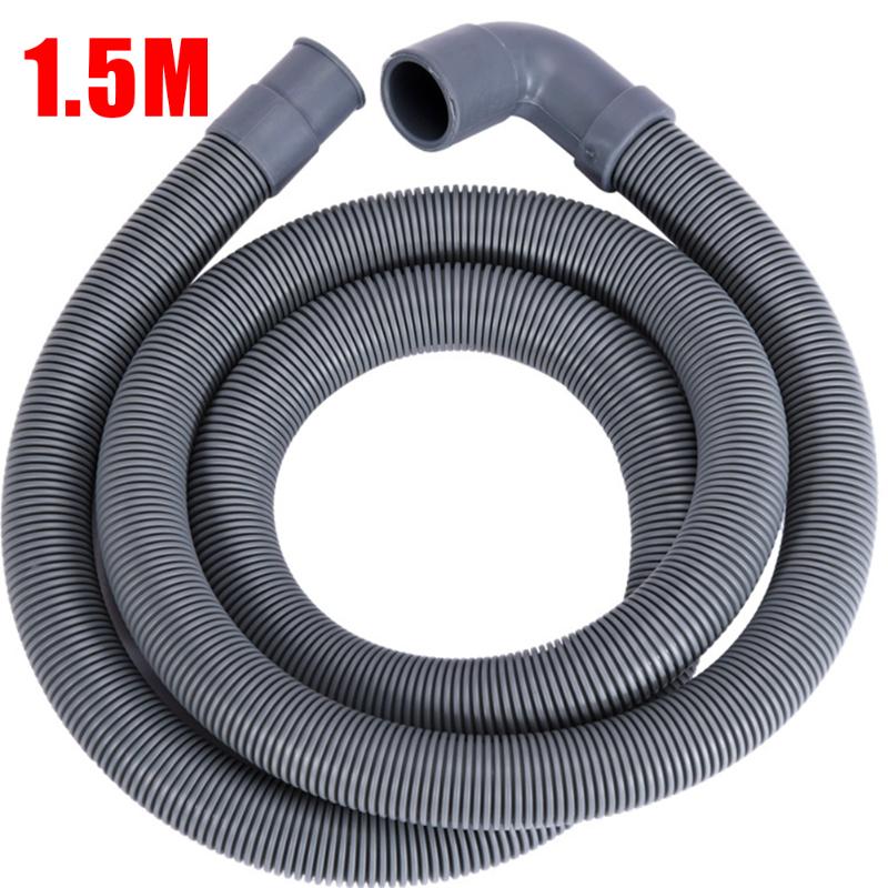 

Watering Equipments 1/1.5/2M Washing Machine Drain Waste Hose Dishwasher Laundry Washer Flexible Outlet Water Pipe Extension HoseWatering, 1m