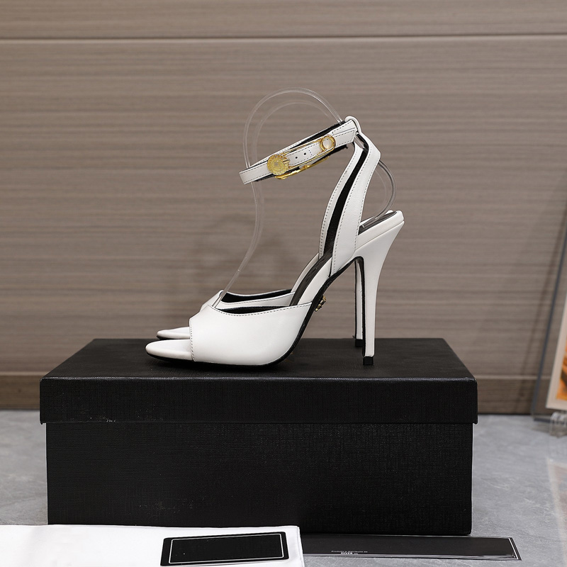 

Women Dress Shoes High Heels Fashion Womens Designer Genuine Leather Pumps Lady Sandals Wedding Black Golden Gold 10.5cm Heel, Box