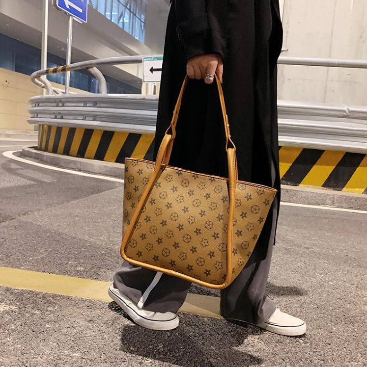 

Simple Handbag Trendy Large Capacity Women's Bag Shoulder Bag, As pic