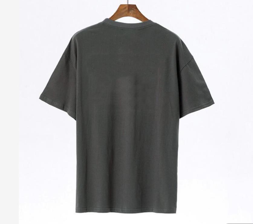 

Summer Men t- shirt letter print short sleeve loose style cotton casual couple tees women