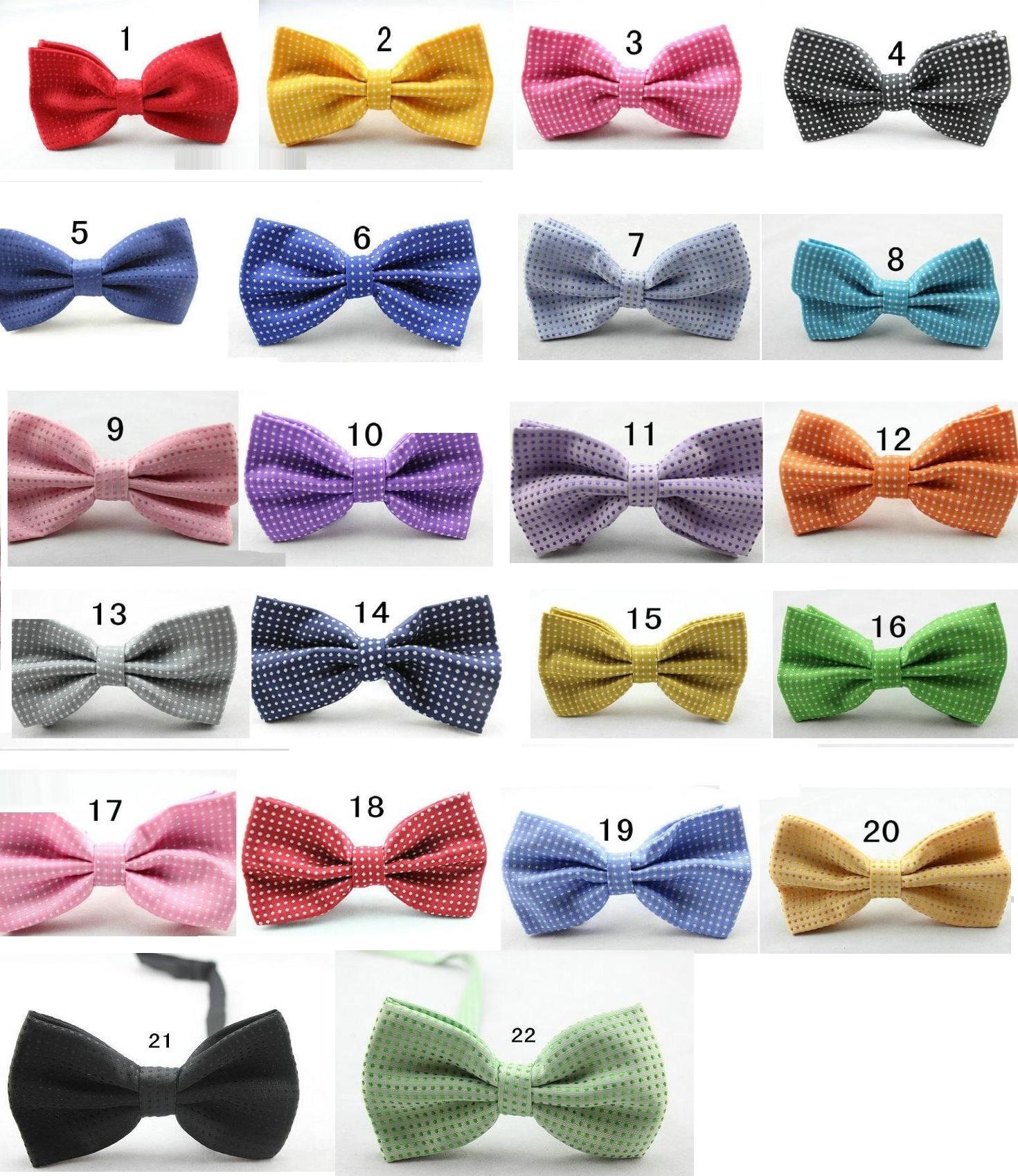 

Boys Bow Ties kids Bowties men's ties bow ties boys bow tie pure color bowtie Star Check Polka Dot Stripes