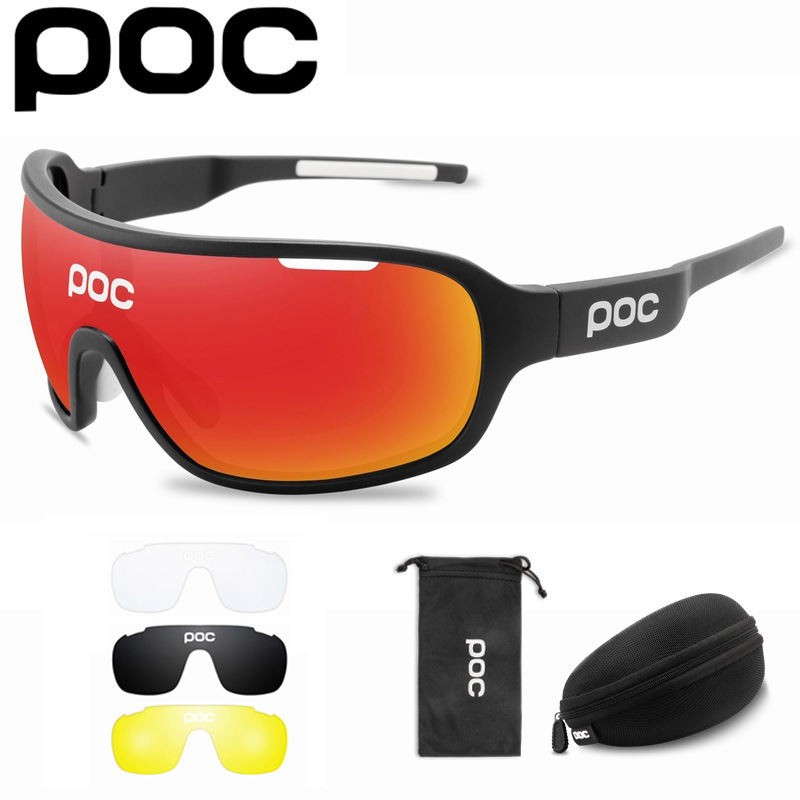 

POC DO BLADE 4 Lens Set Mtb Cycling Glasses Men Women Bike Bicycle Goggles Outdoor Sport Sunglasses UV400 Eyewear