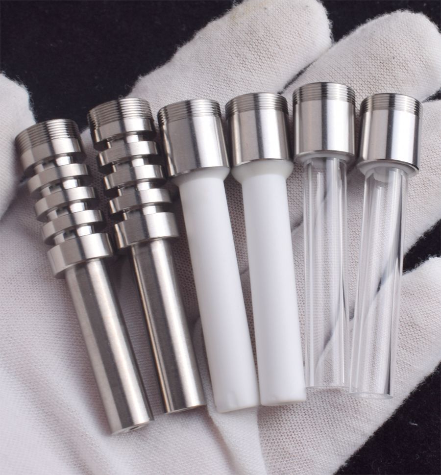 

Smoking Accessories Replacement Thread 510 Quartz Tip Titanium Ceramic Tips Nails for Water Pipe Dab Rig Micro Nectar Collector Kit