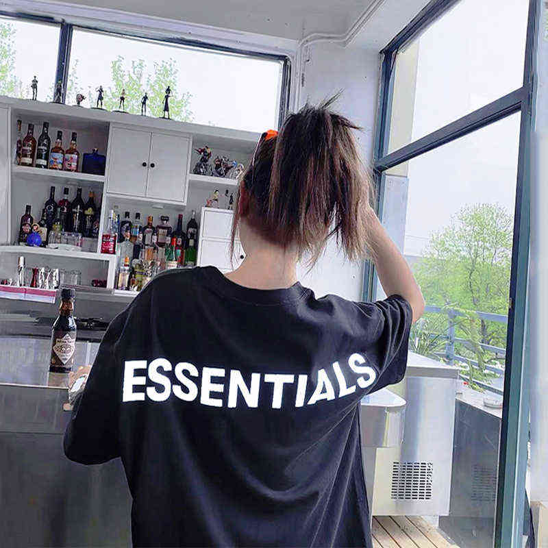 Fashion Essentials Designer Couples t shirts High Street Brand Bear Fog Short Sleeve Men's and Women's Double Thread Letter Reflective
