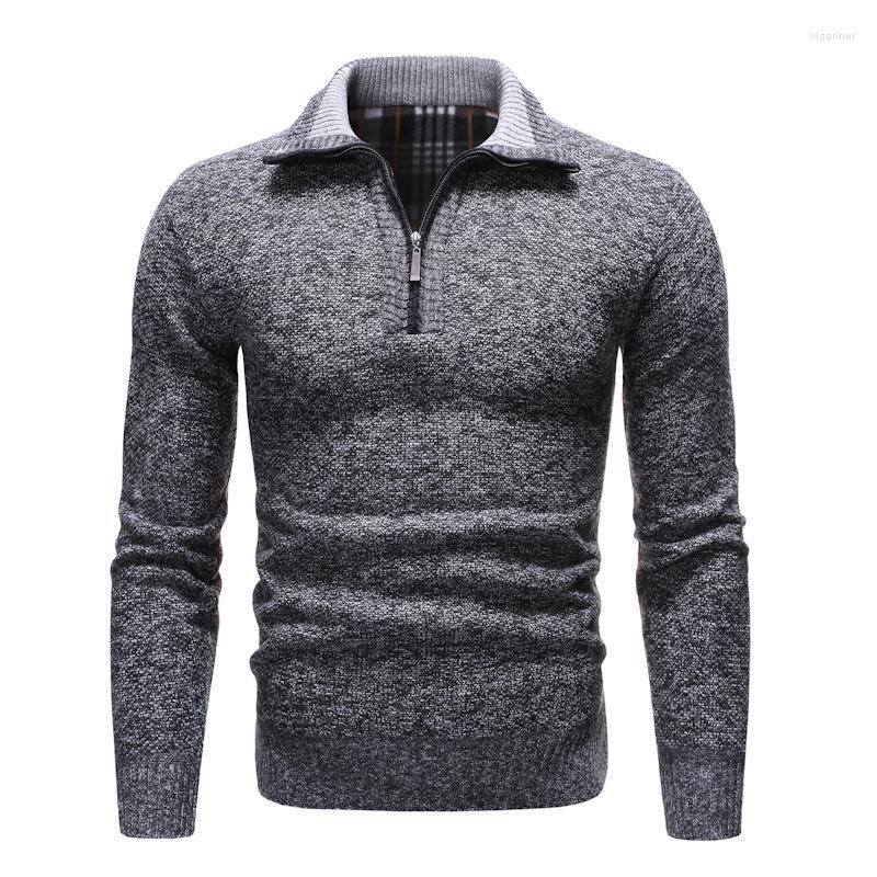 

Men's Sweaters Autumn Winter Mens Sweater Solid Slim Fit Pullovers Men Casual Thick Fleece Turtleneck MenMen's Olga22, Red