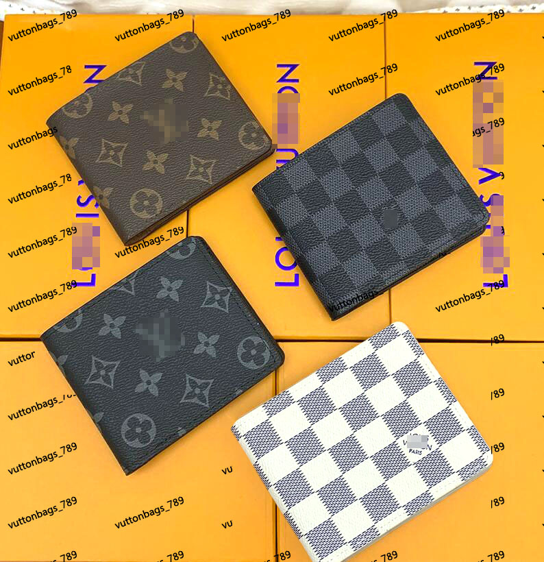 

Designers Bags men purse Fashion favorite Key Coin bag leather short wallets Card holder women purses zipper pocket, Brown∕flower three open