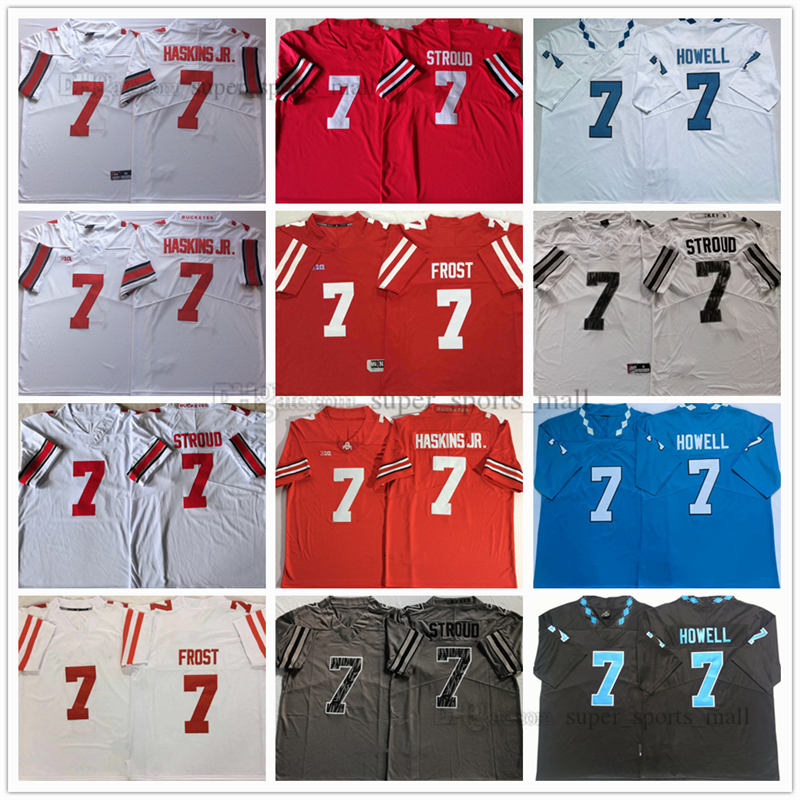 

NCAA Ohio State Buckeyes College Football Jersey 7 CJ Stroud Dwayne Haskins Jr High Quality stitched Mens, As picture