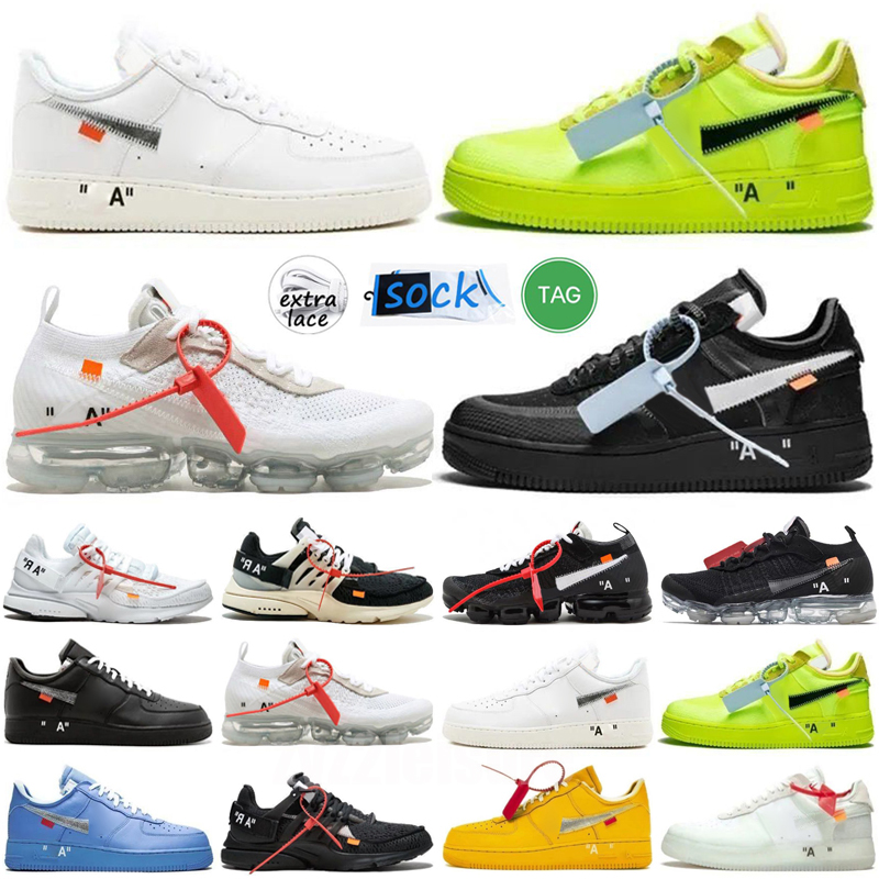 

Off prestos 2.0 white running Shoes mac volt green black fly racer Chaussures designer Zapatos Triple BLUE Mens Womens Sneakers, Color 5