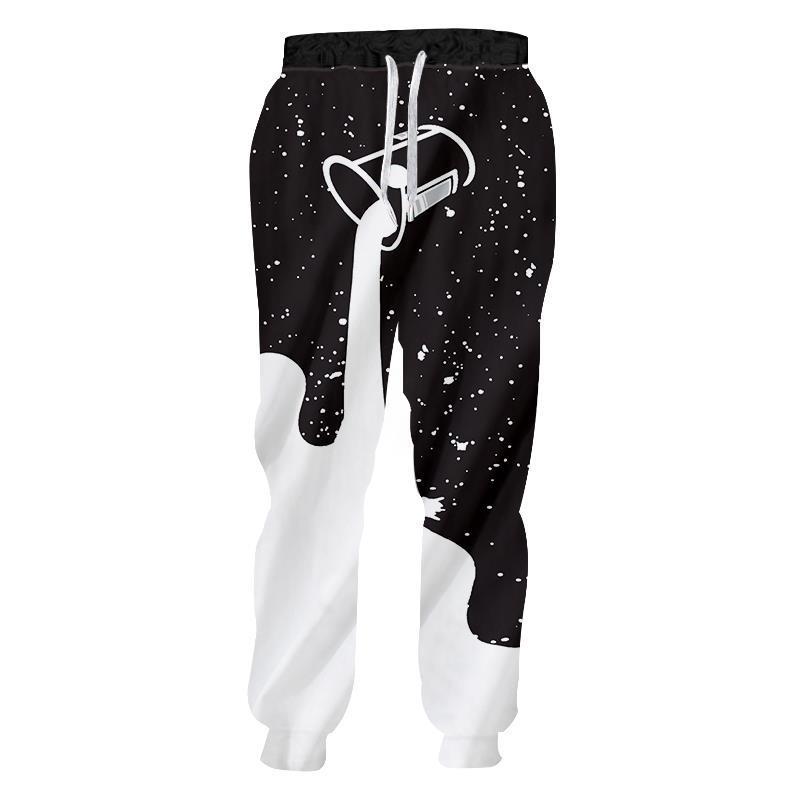

CJLM unisex hip hop 3D print starry sky animal ribbons leaves fruit custom large size sweatpants Drop 220613