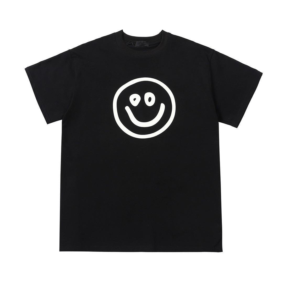 

Fashion Smiley Faces Glow In The Dark tops T-Shirt Mens Womens Designer Streetwear Hip Hop T -Shirts Men 'S Bb Oversize Cotton Tees Tops Europea