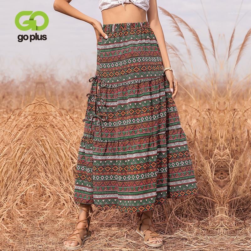 

Skirts GOPLUS Women' Long National Style A Word 2022 Summer Tops Clothe Sleisure Fashion Simple Skirt For Woman, Green