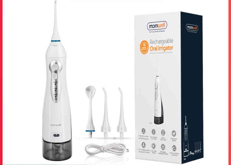 

NXY Toothbrush Oral Irrigator Usb Rechargeable Water Flosser Portable Dental Water Jet 300ml Water Tank Waterproof Teeth Cleaner 0409
