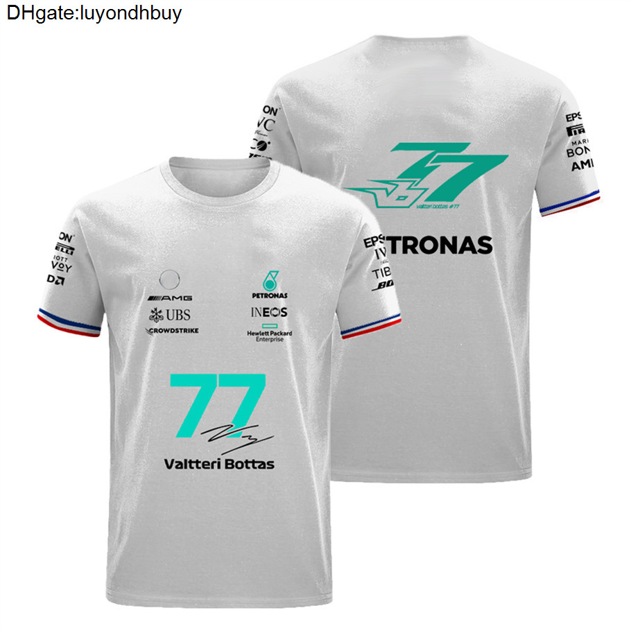 Men's Petronas Designer Luxury t Shirts Mercedes Amg Top F1 Formula One Racing Polos Women Casual Short Sleeve T-shirts Benz Polo Lewis GP4Y