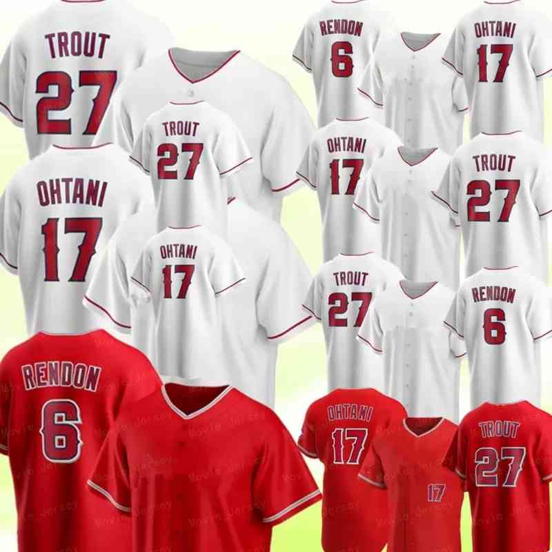 

17 Shohei Ohtani Jersey Mike Trout Anthony Rendon Justin Upton Jo Adell David Fletcher Jared Walsh Matt Thaiss Iglesias Custom Baseball Jerseys Men Women Youth Kids