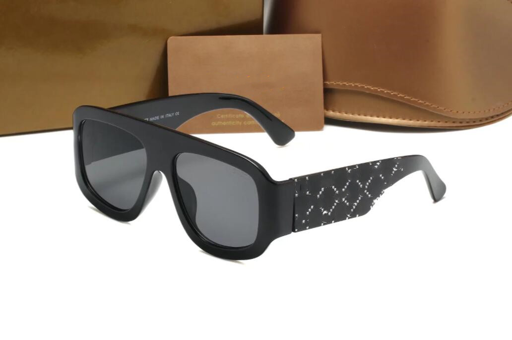 

1pcs Fashion Round Sunglasses Eyewear Sun Glasses Designer Brand Black Metal Frame Dark 60mm Glass Lenses For Mens Womens Better Brown Cases