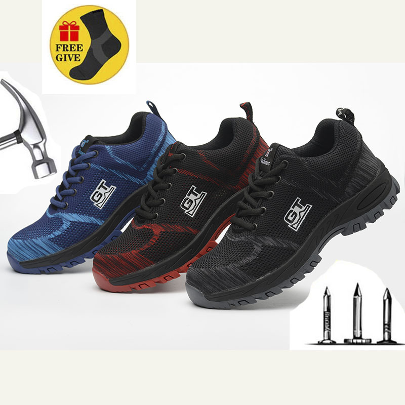 

2022 Portugal Pioneer Industrial Comfortable Breathable Work Shoes Anti-smashing Anti-Piercing PoliceSafety Boots Steel Toe, No.3