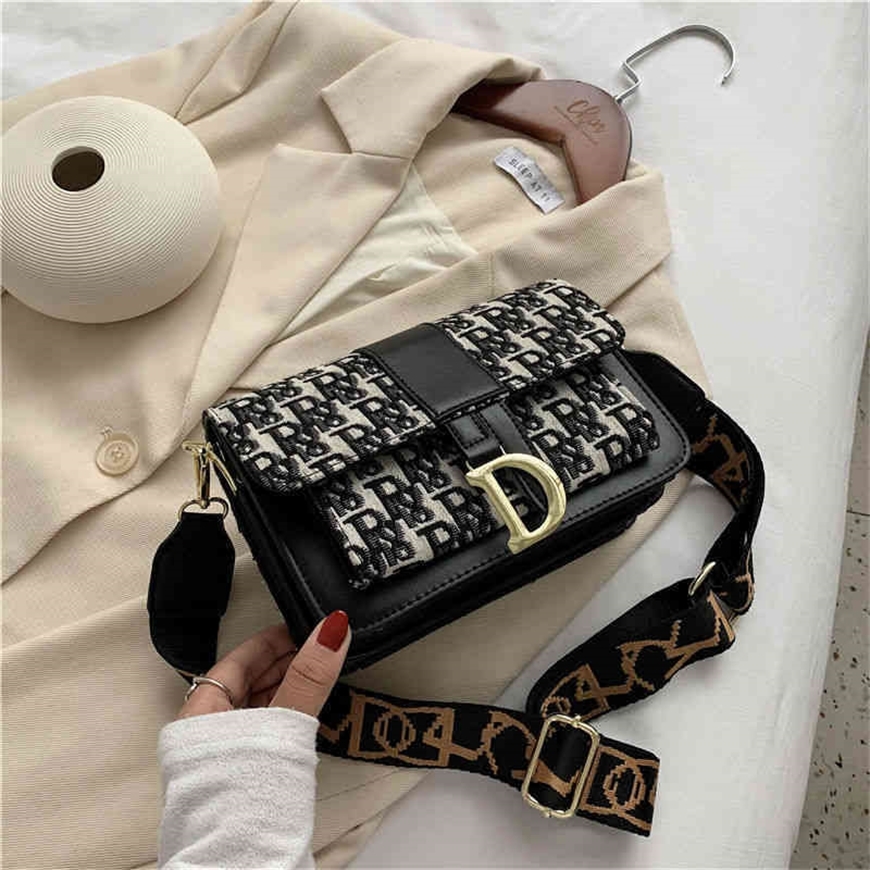 

85% off shops Advanced single autumn embroidery small versatile retro fashion messenger 2ap, Black
