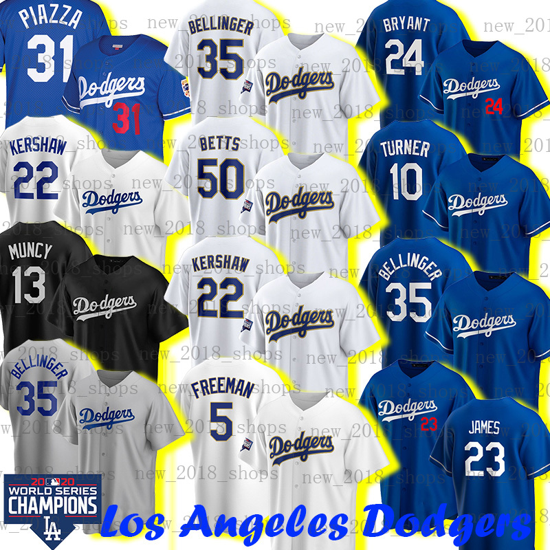 

Dodgers Jersey Mookie Betts Cody Bellinger Baseball Justin Turner Dustin May Freddie Freeman Los 22 Clayton Kershaw Angeles Mike Piazza Jackie Robinson Men, +patch custom cool base men jersey