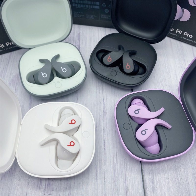

Beats Fit Pro Wireless Bluetooth Earbuds TWS Headphones Sweatproof Sports Headphones with Mic Charging Case, Black