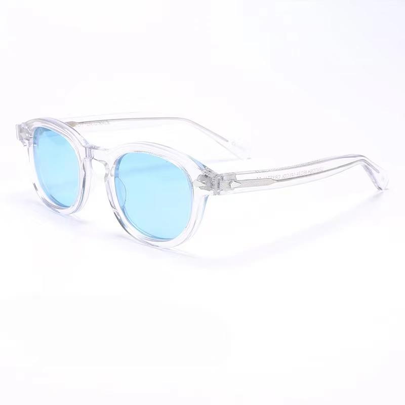 

Sunglasses Genuine LEMTOSH Unisex High Quality Business Polarized Blue Lens Vintage Transparent Acetate Frame Men Women Eyewear