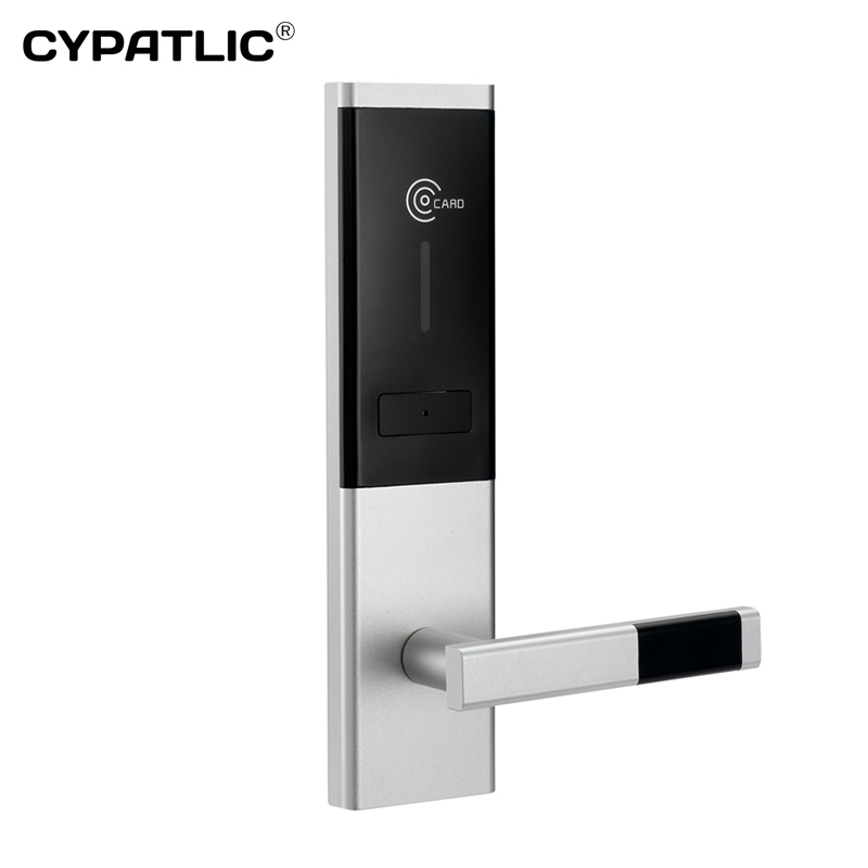 

Electronic security hotel swipe card door locks system with software