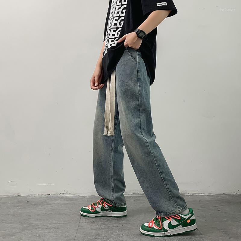 

Men' Jeans Men' Spring And Autumn Fashion Brand Hip Hop High Street Straight Pants Loose Streetwear Denim Trousers Z182Men' Bert22, Fugulan