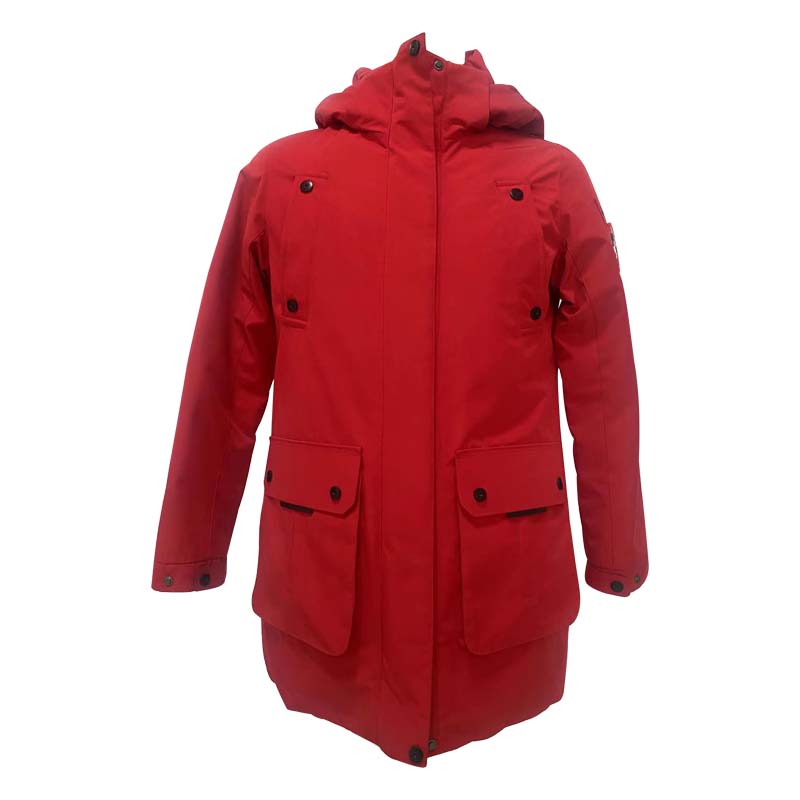 

Women' Down & Parkas Men' thickened coat in winter, Red