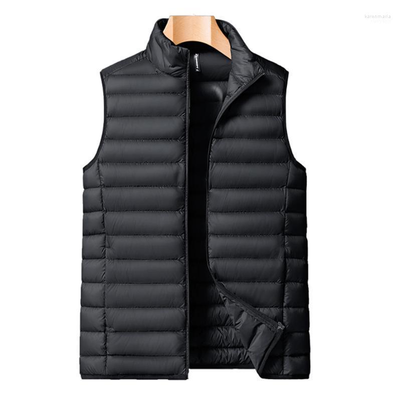 

Men's Down & Parkas Mens Duck Vest Plus Size -8XL Jackets Men Fashion Sleeveless Puffer Vests Coat High Quality 90% White Coats Kare22, Beige