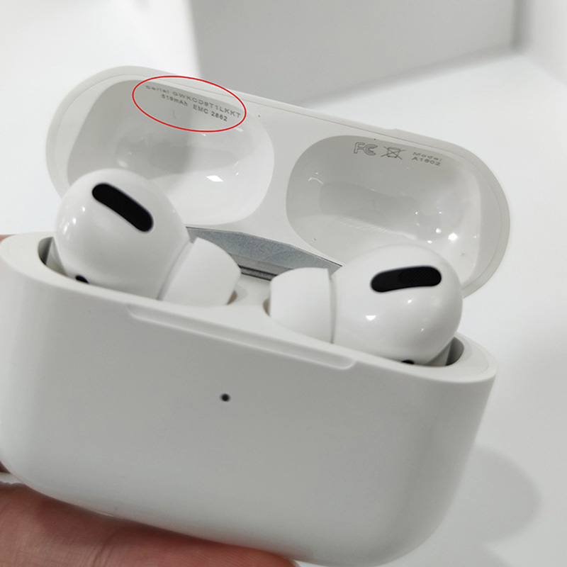 

1:1 Original Quality AirPods Pro Wirless Earphones NO. Metal closure connector Rename GPS Wireless Charging Bluetooth Headphones with In-Ear Detection good, White