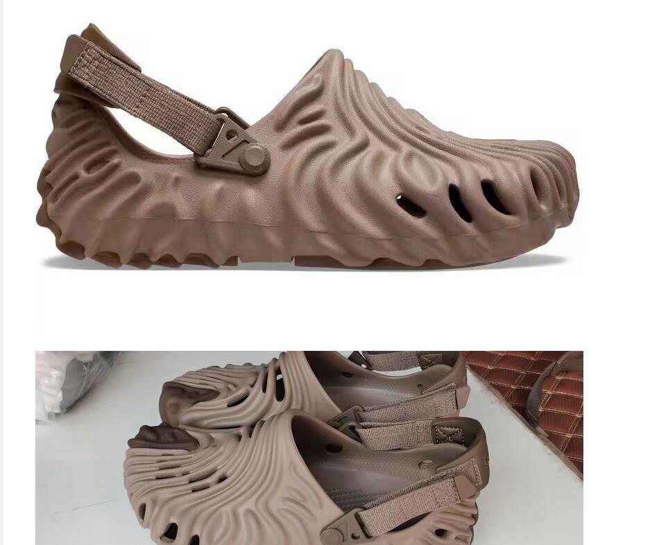 

2022 designer jelly men's Mid Heel sandal slippers, made of transparent materials, fashionable, sexy and lovely, sunny beach women shoes slippers