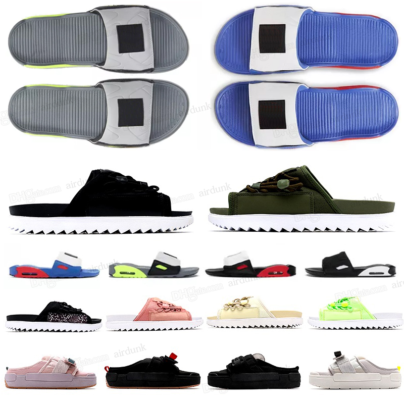 

Designer Asuna offline 90 Mens Slippers Slides Sandals Fashion Black Volt Game Royal Red Menta Anthracite Electro Orange Grey Outdoor men women Slipper Slide Sandal, I need look other product