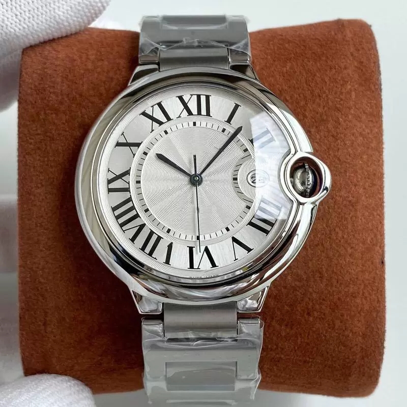 Wholesale High Quality Men's Mechanical Watch Automatic Casual Watch 42mm Stainless Steel Strap Sapphire Life Waterproof Design Business Wat-image-762673268