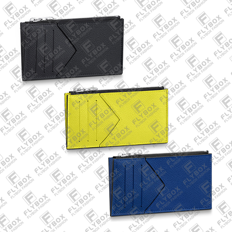 

Unisex Designer Luxury Fashion Casual COIN Credit Card Holder Wallet Coin Purse Key Pouch High Quality TOP 5A M64038 M30320 M30270 M30271 Fast Dlivery, White flower / with dust bag & box