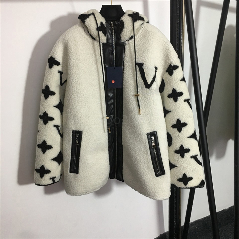 

2022 Women' Brand Hoodie Jacket Vintage Tweed Designer Bomber Jackets Coat Girls Milan Runway Oversized Designer Peacoat Tops Short Outwear With Letter Pattern, Black