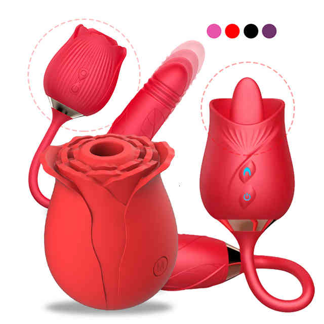 Electric massagers Massager Sex Toys Vagina Vibrator toy Women Rose for-image-770657882
