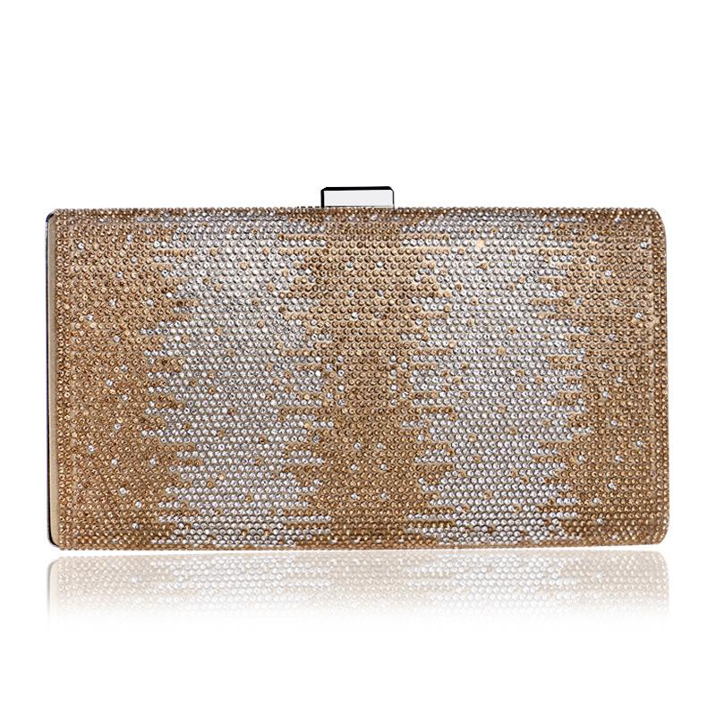 

Evening Bags Women Shoulder Small Cutch Bag Beaded One Side Metal Lady Wedding Elegant Purse Crossebody Party YM1046Evening, Beige