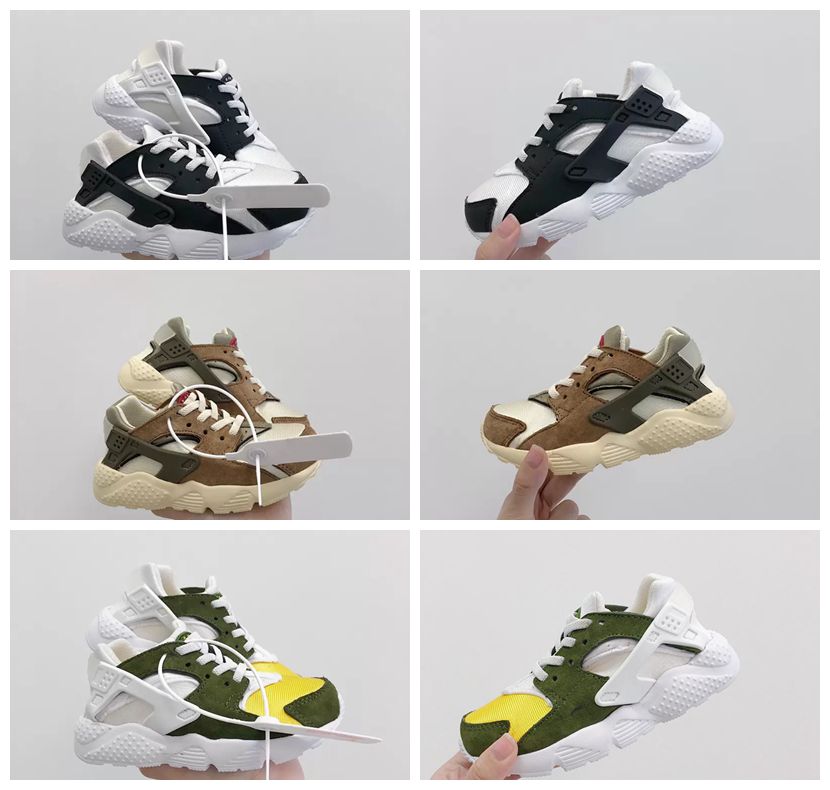 

Fashion Infants Huarache I Running kids shoes for Boy girl children Outdoor Sports solid Triple shoe Black White Gold Huraches 4.0 unisex huaraches Trainer Sneakers, #2
