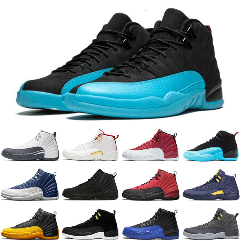

Basketball Shoes Men Trainers Utility Twist Playoffs Dark Concord Gold Reverse Flu Game Michigan University Blue Discount 12 12S Mens Womens, #31 royalty