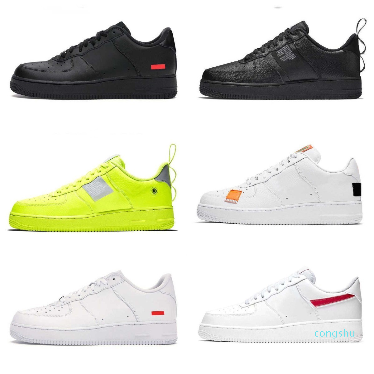 

High Quality Mens Sports Casual Shoes Classic Triple White Low Shadow FoRCes Black Wheat Pale Ivory Pastel Beige Airs Utility Women Orange Designer Trainers Sports 3, Women03