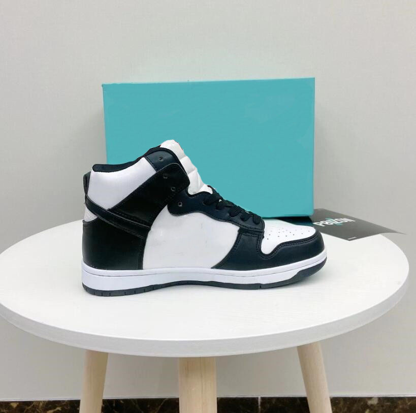 

Fashion High Top Men Women Basketball Shoes Brand Leather Lace-Up Casual Flats Outdoor Comfortable Skateboard Sneakers 36-44