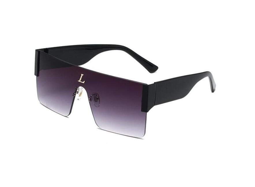 

Latest Fashion Men Sunglasses Sunshade glasses Leopard Head Composite Metal Rimless Optical Frame Classic Rectangle Square Gold Luxury Sunglasses for women 864