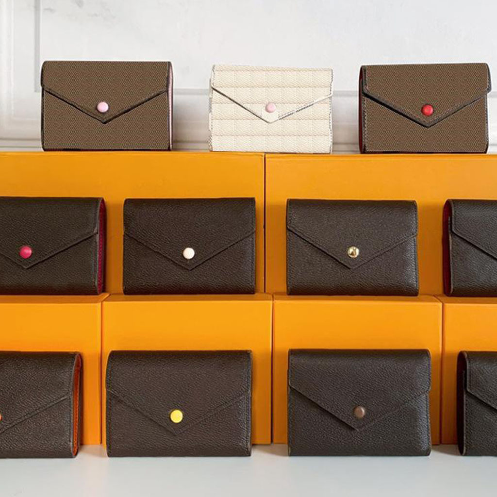 

designer wallet Luxury women wallets classic credit card holder bags high-quality Leather Wallet fashion womens Purse colors available, Nothing