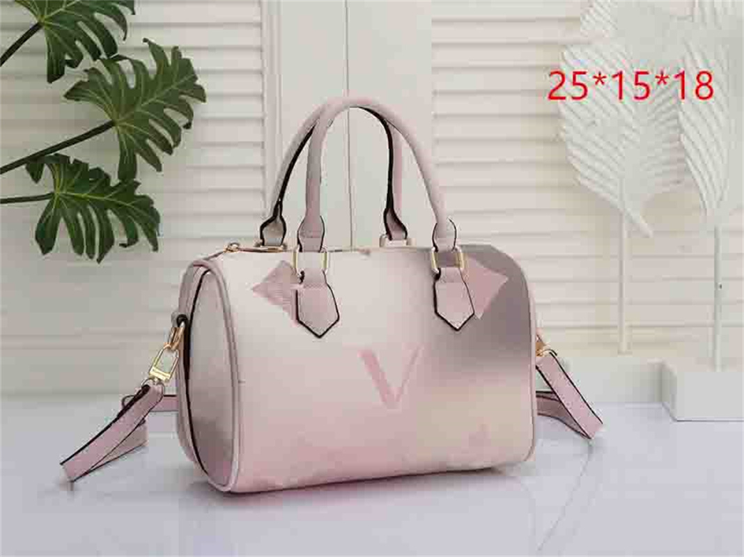 

Gradient Crossbody Bag Speedy 25 Pillow Boston Women Handbags Detachable Jacquard Shoulder Strap PU Leather Purse Zippet Pocket Barrel Louiseity Shaped Viutonity, Extra shipping