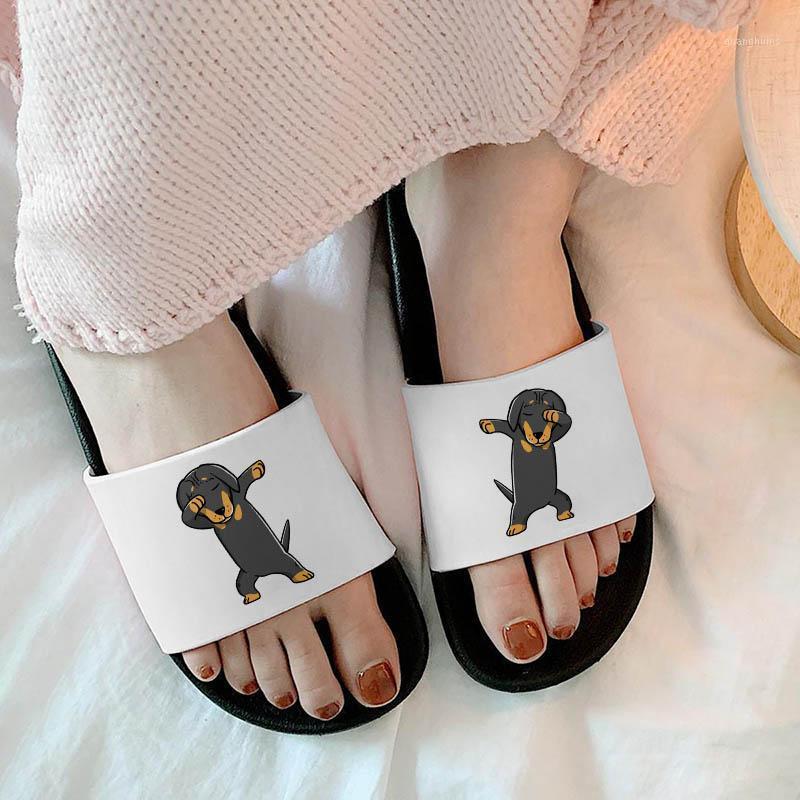 

Slippers I Love Dachshunds 2022 Women Outdoor Flip Flops Beach Slides Home Slip On Sandals Female Shoes, 2076