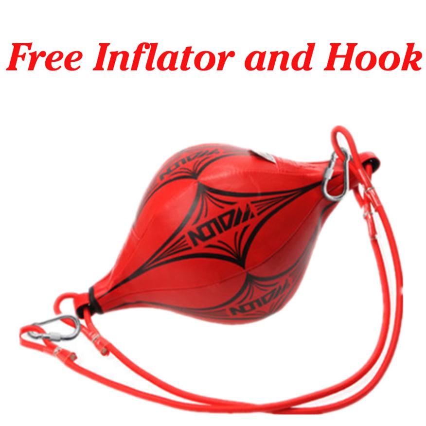 

Whole boxing punching bag for training Muay Thai Double End Boxing Speed Ball Pear Inflatable Boxing Equipment Bodybuild219Q