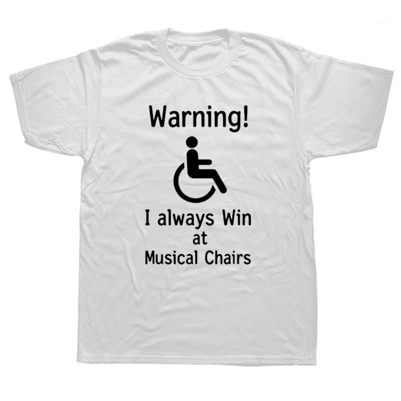 

Men's T-Shirts Oh Crap Wheel Chair Wheeelchair Disabled T Shirts Graphic Cotton Streetwear Short Sleeve O-Neck Harajuku T-shirt Mens, White