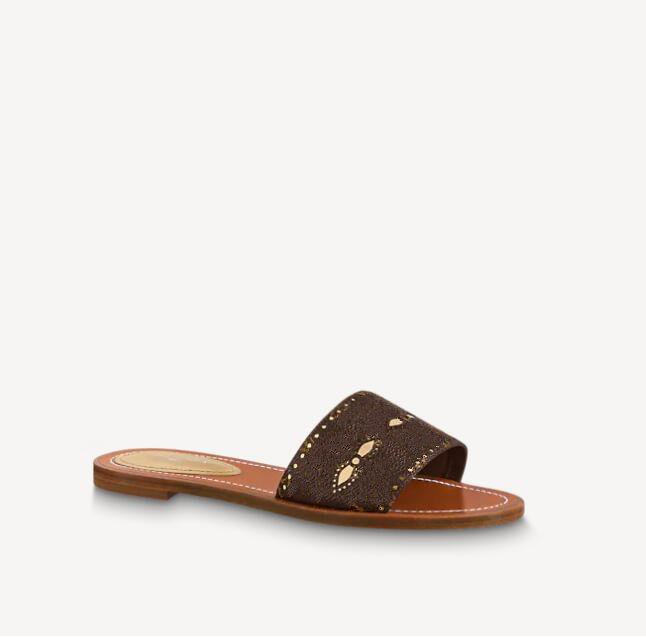 

1A9RC5 Fashion Sandals Genuine Leather V Women Slippers Summer luxury Flat Slides Ladies Beach Sandal Party Wedding Oran Slipper With Box fashion tops designer 2022, Shipping pay