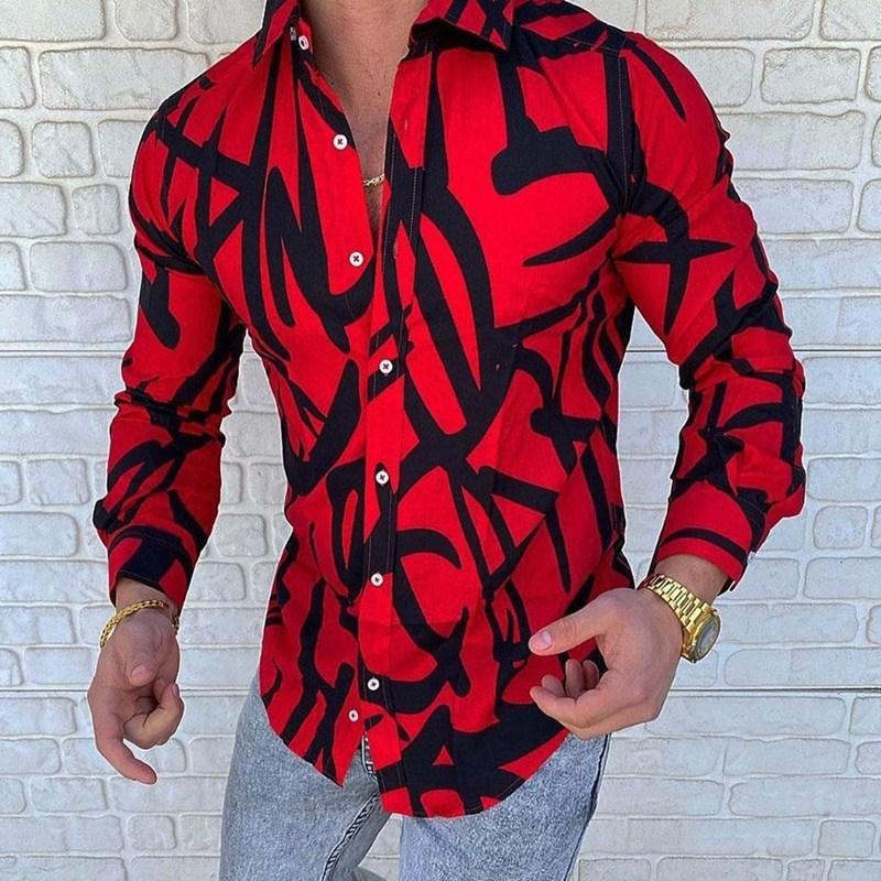 Chemise hawaïenne vintage vêtements populaires vêtements de mode chemises à manches longues pour hommes conceptions haut t-shirt lâche bouton imp
