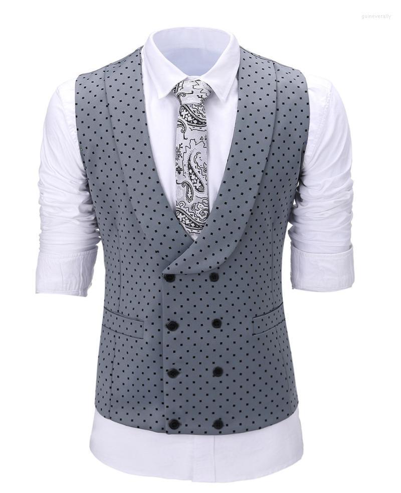 

Men's Vests Suit Formal Neck Square Wave Point Leisure Casual Waistcoat Business Grey Navy Vest Groomman For Wedding Evening Guin22, Beige