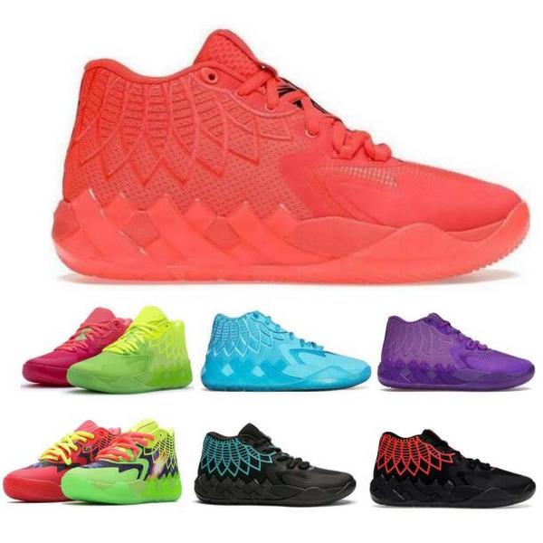 

MB.01 Melo Ball Mens Basketball Shoes MB1 Rick Galaxy Queen Buzz City White Rock Ridge Red Blast 2022 Designer Man Trainers Sneakers Size 40 - 46, Multi